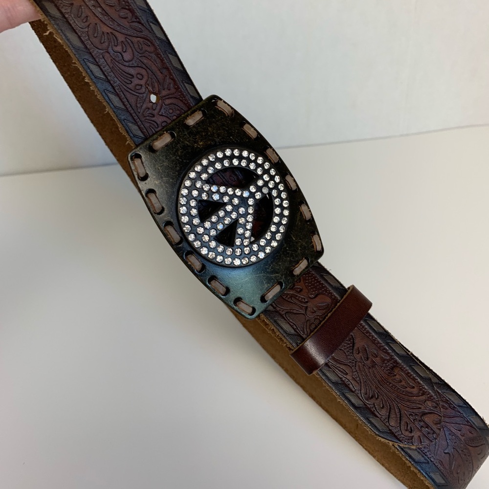 Ariat Peace Sign Belt. Size S - Picture 3 of 8